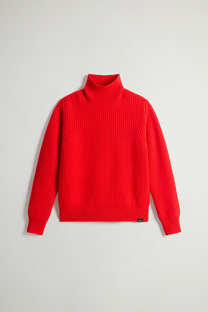 Джемпер Woolrich Canberra Turtleneck ВИШНЕВЫЙ Джемпер Woolrich Canberra Turtleneck ВИШНЕВЫЙ
