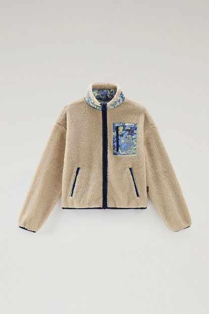 Толстовка На Молнии Woolrich Light Pile Trial Sweatshirt СВЕТЛО-БЕЖЕВЫЙ Толстовка На Молнии Woolrich Light Pile Trial Sweatshirt СВЕТЛО-БЕЖЕВЫЙ
