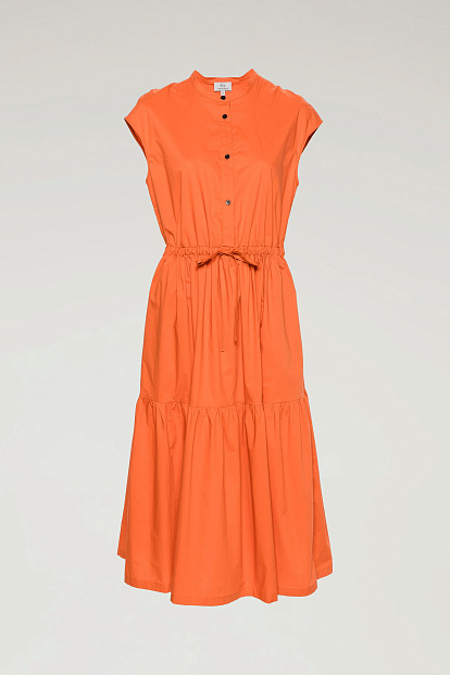 Платье Woolrich Poplin Long Dress ОРАНЖЕВЫЙ Платье Woolrich Poplin Long Dress ОРАНЖЕВЫЙ
