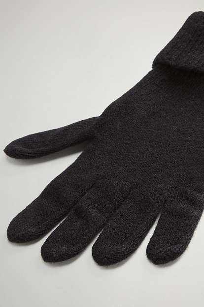 Перчатки Woolrich Knitted Gloves ЧЕРНЫЙ Перчатки Woolrich Knitted Gloves ЧЕРНЫЙ