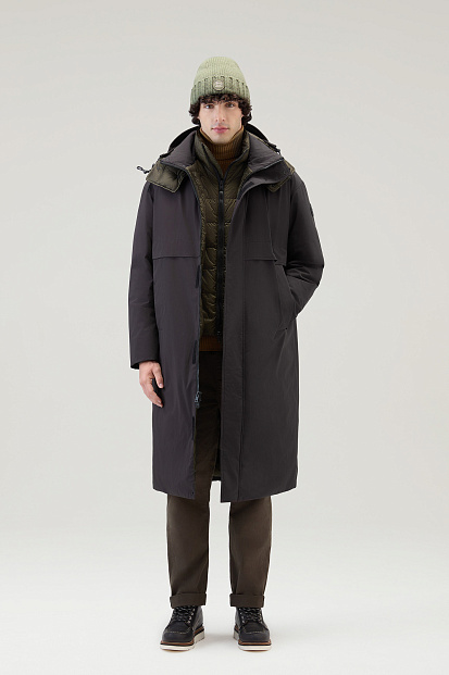 Куртка Woolrich Extra Long Stretch Down Coat ЧЕРНЫЙ Куртка Woolrich Extra Long Stretch Down Coat ЧЕРНЫЙ