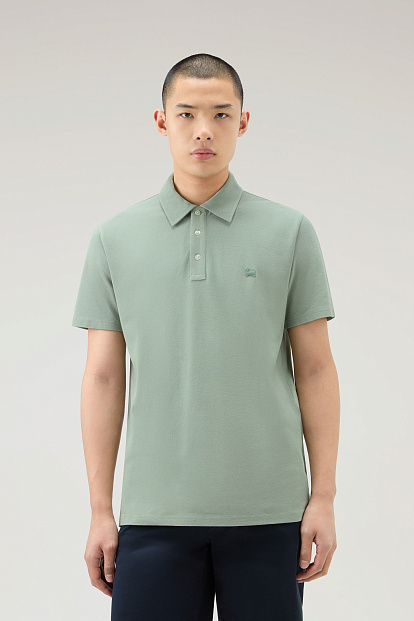 Поло Woolrich Ice Cotton Polo СВЕТЛО-ЗЕЛЕНЫЙ Поло Woolrich Ice Cotton Polo СВЕТЛО-ЗЕЛЕНЫЙ