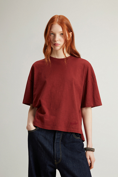 Футболка SLUB COTTON КИРПИЧНЫЙ Футболка SLUB COTTON КИРПИЧНЫЙ