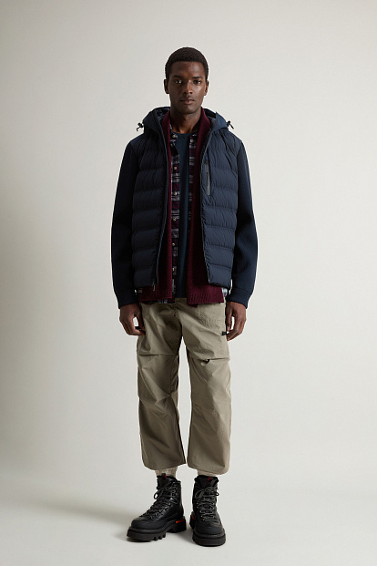 Куртка Woolrich Bering Hybrid СИНИЙ Куртка Woolrich Bering Hybrid СИНИЙ