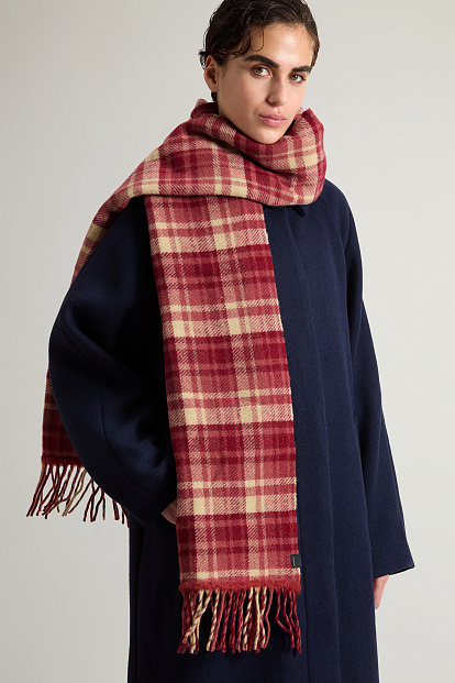 Шарф Woolrich Needle Punch Check Scarf РАЗНОЦВЕТНАЯ КЛЕТКА Шарф Woolrich Needle Punch Check Scarf РАЗНОЦВЕТНАЯ КЛЕТКА