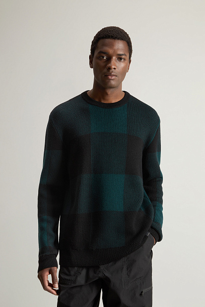 ДЖЕМПЕР WOOLRICH BUFFALO CREWNECK ЗЕЛЕНАЯ КЛЕТКА БАФФАЛО ДЖЕМПЕР WOOLRICH BUFFALO CREWNECK ЗЕЛЕНАЯ КЛЕТКА БАФФАЛО