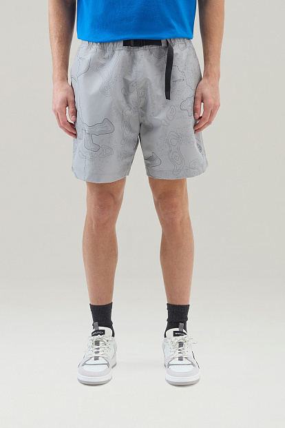Шорты Woolrich Trail Printed Short СЕРЫЙ В ПРИНТ Шорты Woolrich Trail Printed Short СЕРЫЙ В ПРИНТ