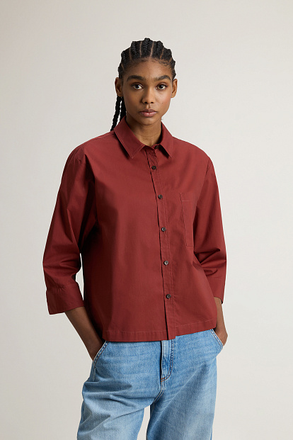 Рубашка POPLIN КИРПИЧНЫЙ Рубашка POPLIN КИРПИЧНЫЙ