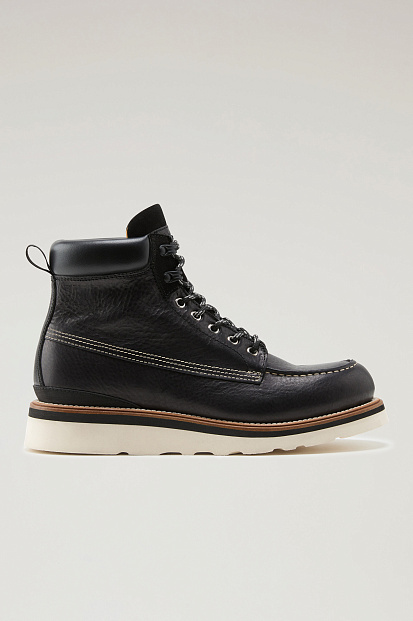 Ботинки Woolrich Moc Toe Boots ЧЕРНЫЙ Ботинки Woolrich Moc Toe Boots ЧЕРНЫЙ
