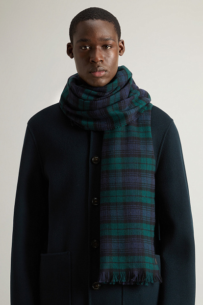 Шарф Woolrich Light Plaid Scarf КЛЕТКА БЛЕКВОЧ Шарф Woolrich Light Plaid Scarf КЛЕТКА БЛЕКВОЧ