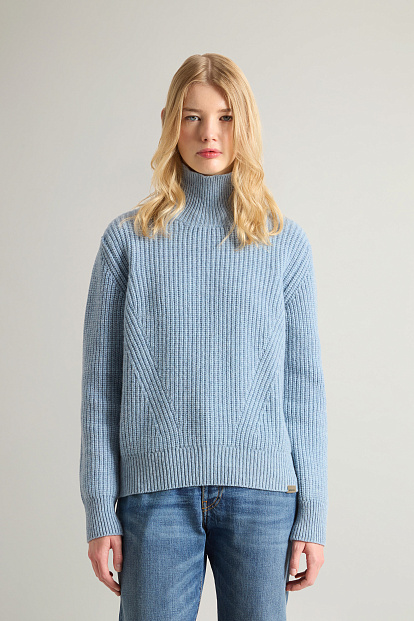 ДЖЕМПЕР WOOLRICH CANBERRA TURTLENECK ГОЛУБОЙ ДЖЕМПЕР WOOLRICH CANBERRA TURTLENECK ГОЛУБОЙ
