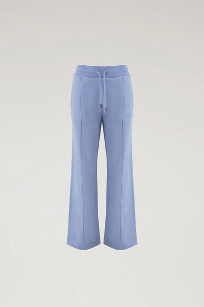 Брюки Спортивные Woolrich Cotton Fleece Wide Leg Pant ГОЛУБОЙ Брюки Спортивные Woolrich Cotton Fleece Wide Leg Pant ГОЛУБОЙ