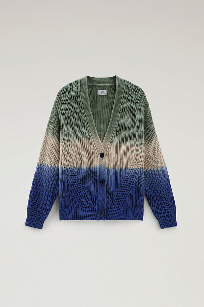 Кардиган Woolrich Dip Dyed Cardigan СВЕТЛО-ЗЕЛЕНЫЙ Кардиган Woolrich Dip Dyed Cardigan СВЕТЛО-ЗЕЛЕНЫЙ