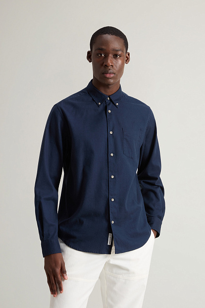 Рубашка Woolrich Light Flannel Shirt СИНИЙ Рубашка Woolrich Light Flannel Shirt СИНИЙ