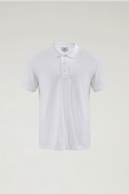 Поло Woolrich Embossed Logo Polo БЕЛЫЙ Поло Woolrich Embossed Logo Polo БЕЛЫЙ