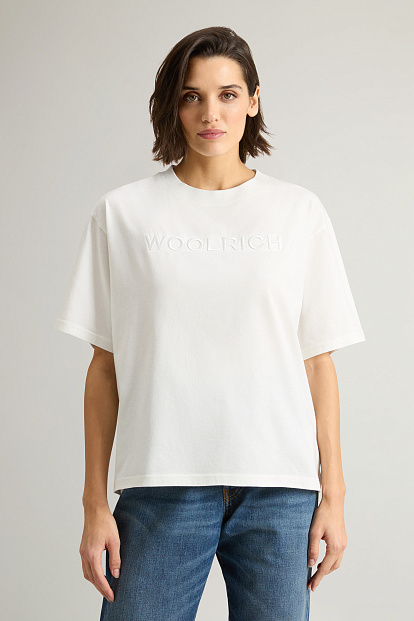 Футболка Woolrich Pima Jersey Tee АРКТИЧЕСКИЙ БЕЛЫЙ Футболка Woolrich Pima Jersey Tee АРКТИЧЕСКИЙ БЕЛЫЙ