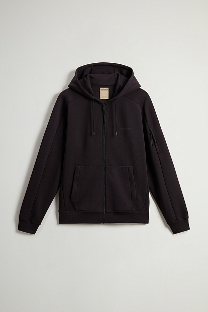 Толстовка Woolrich Tech Full-Zip Hoodie ЧЕРНЫЙ Толстовка Woolrich Tech Full-Zip Hoodie ЧЕРНЫЙ