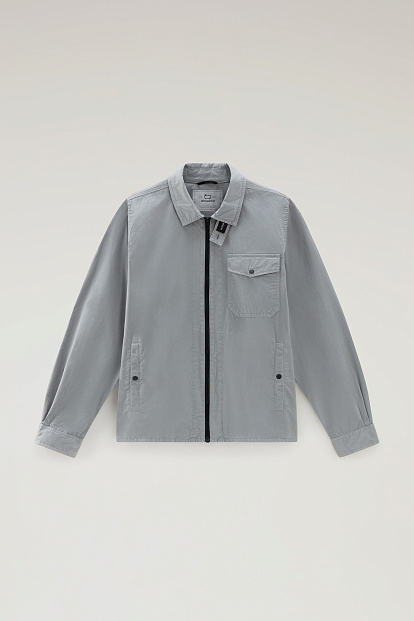 Куртка-рубашка Woolrich Gabardine Overshirt СЕРЫЙ Куртка-рубашка Woolrich Gabardine Overshirt СЕРЫЙ