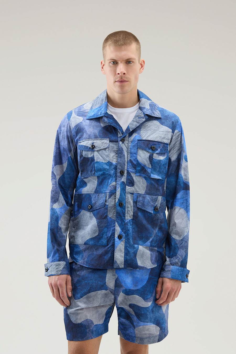 Куртка-рубашка Woolrich Camo Overshirt