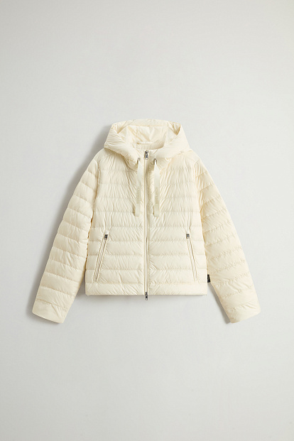 Куртка QUILTED HOODED БЕЛЫЙ Куртка QUILTED HOODED БЕЛЫЙ