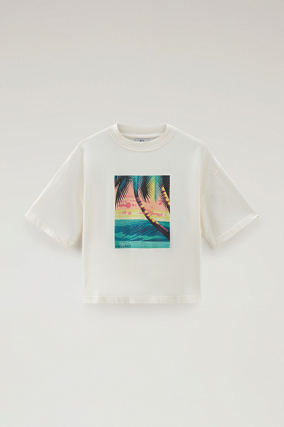 Футболка Woolrich Graphic T-Shirt БЕЛЫЙ Футболка Woolrich Graphic T-Shirt БЕЛЫЙ
