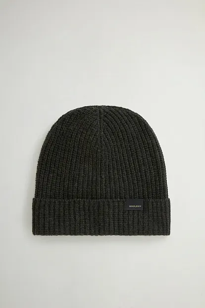 Шапка Woolrich Knitted Ribbed Beanie НЕФРИТОВЫЙ Шапка Woolrich Knitted Ribbed Beanie НЕФРИТОВЫЙ