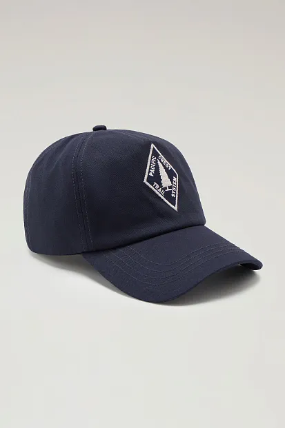 Бейсболка Woolrich Patch Baseball Cap СИНИЙ Бейсболка Woolrich Patch Baseball Cap СИНИЙ
